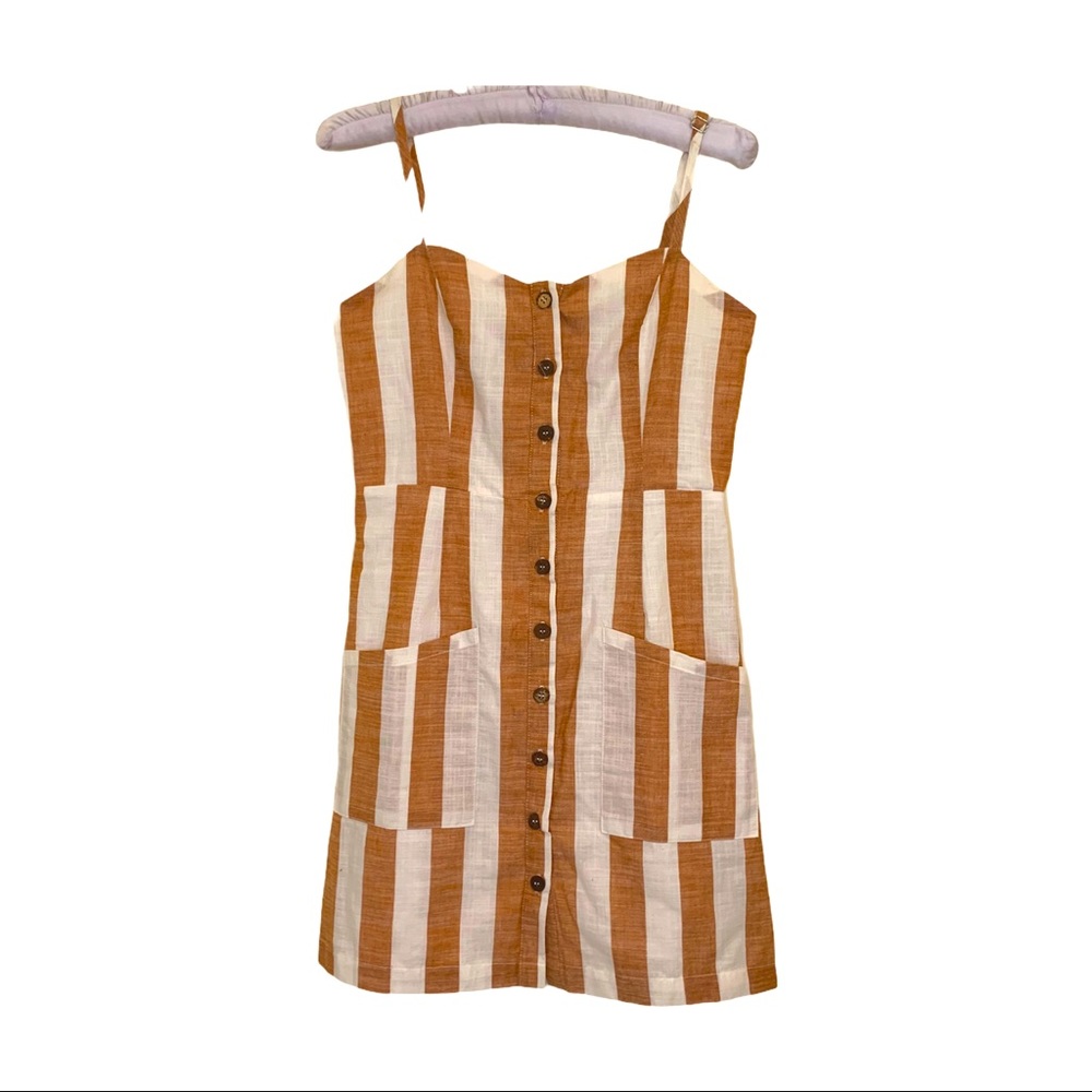 *FINAL* Forever 21 Stripe Button Down Dress M